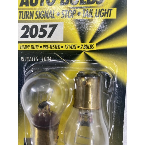 Victor #2057 Auto Bulbs Turn Signal Stop Tail Light 2 Pack 12 Volt Replacement - Picture 6 of 6
